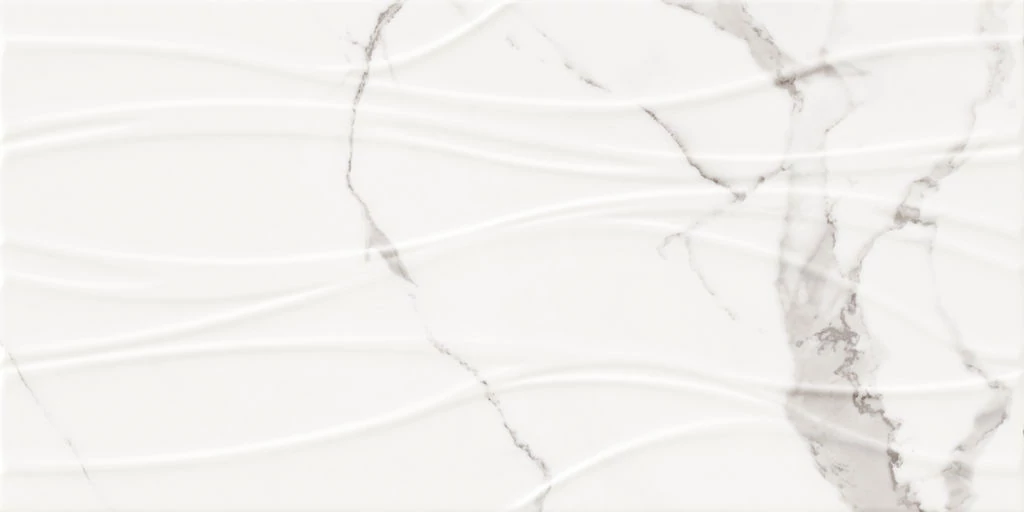 cifre versilia white relieve csempe 25x50 cm
