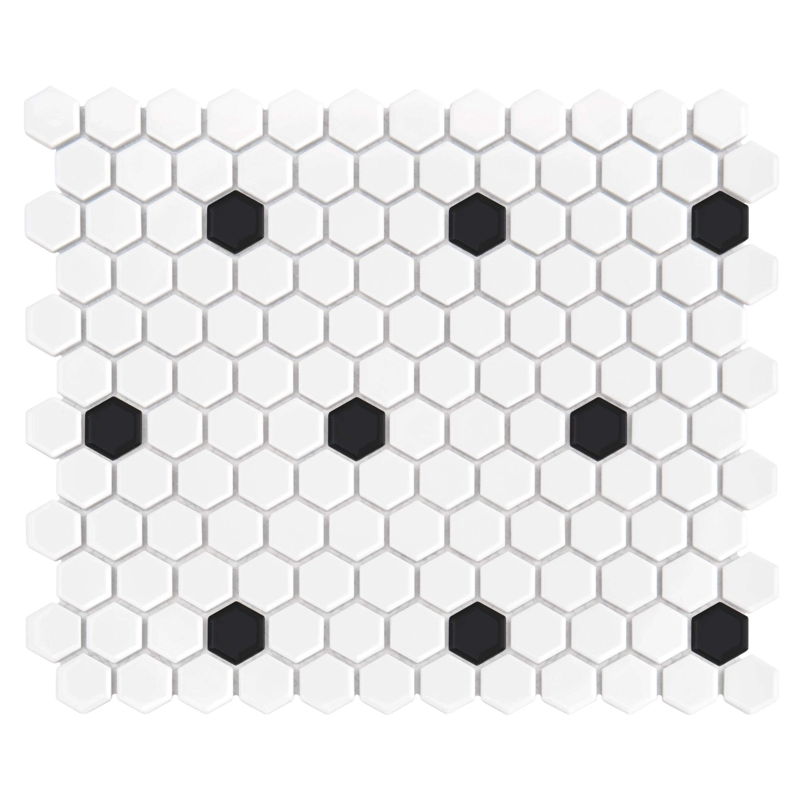 dunin mini hexagon b&w spot mozaik 26x30 cm