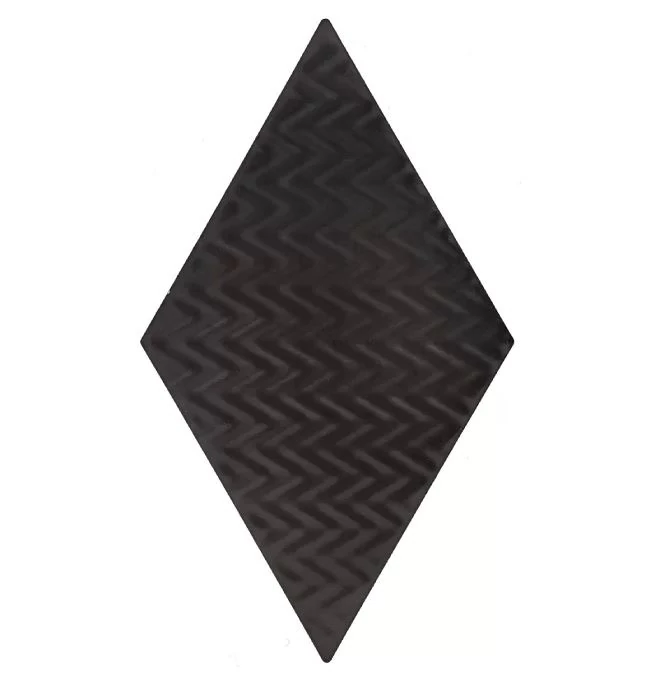 dunin rombic black 04 matt mozaik 11,5x20 cm