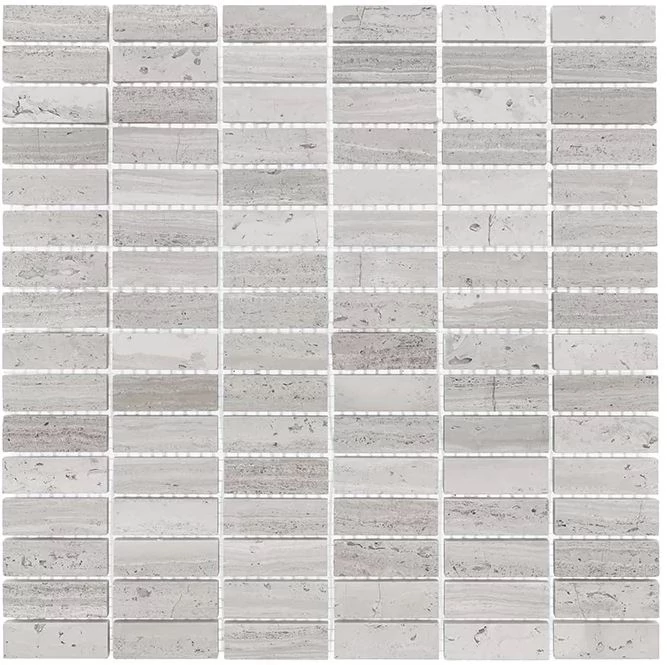 dunin woodstone grey block 48 glossy mozaik 30,5x30,5 cm