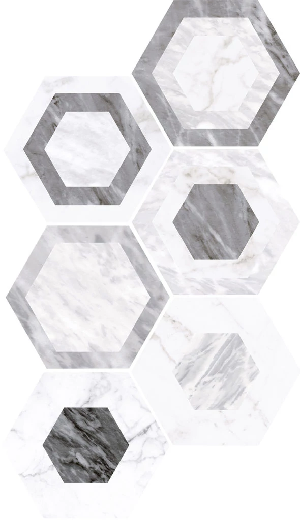EQUIPE BARDIGLIO HEXAGON GEO 17,5X20