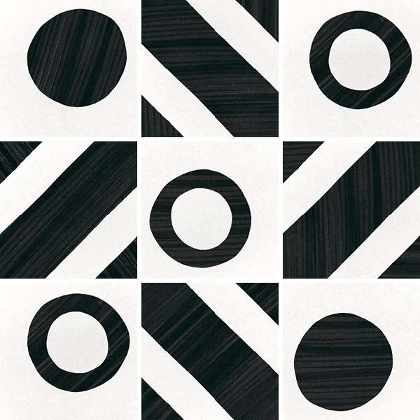 equipe caprice deco balance b&w 20x20 cm