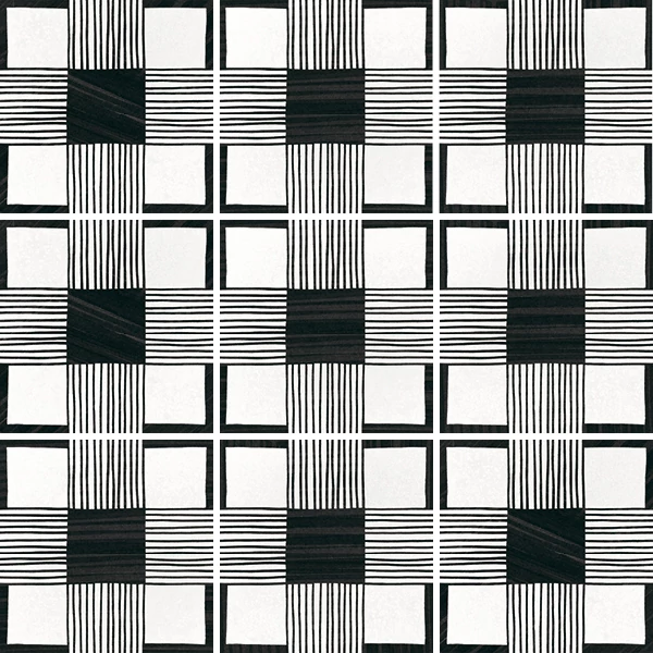 equipe caprice deco cloth b&w 20x20 cm
