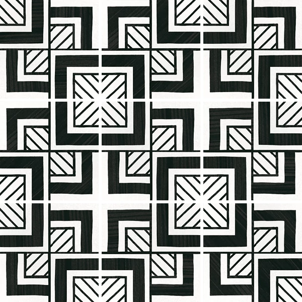 equipe caprice deco metropolitan b&w 20x20 cm