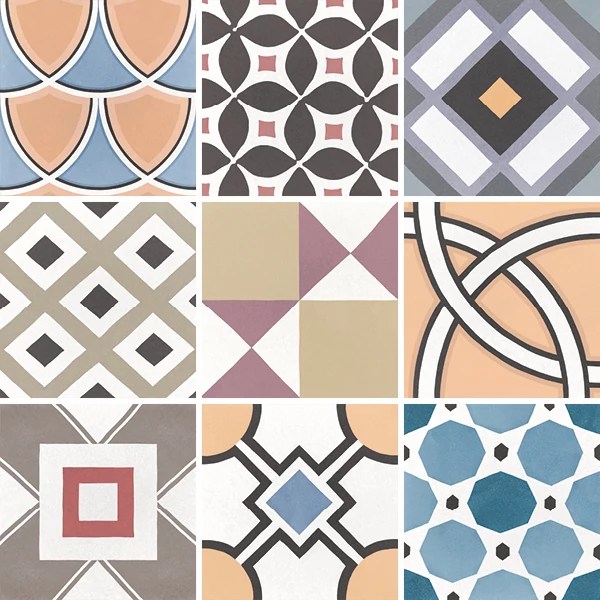 equipe caprice deco patchwork colours 20x20 cm