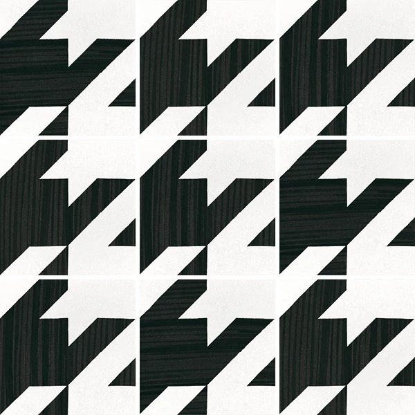 equipe caprice deco tweed b&w 20x20 cm