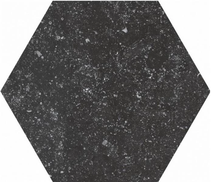 EQUIPE CORALSTONE HEXAGON BLACK 29,2X25,4