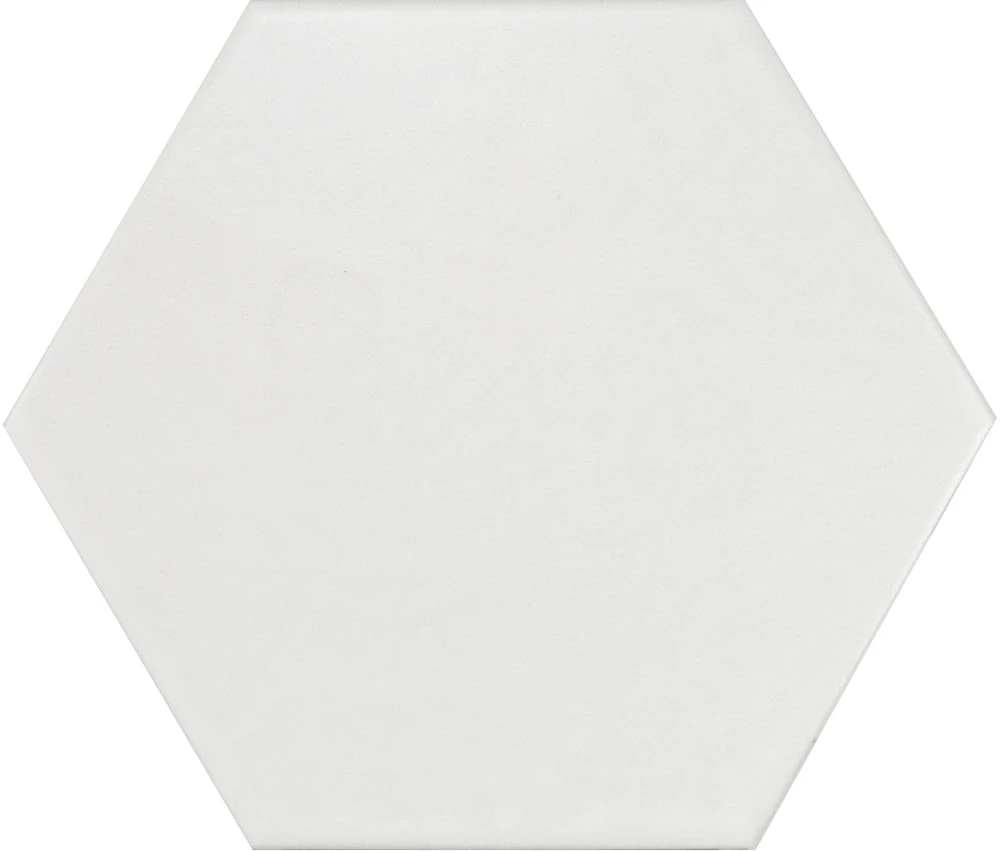 equipe hexatile blanco mate 20x17,5 cm