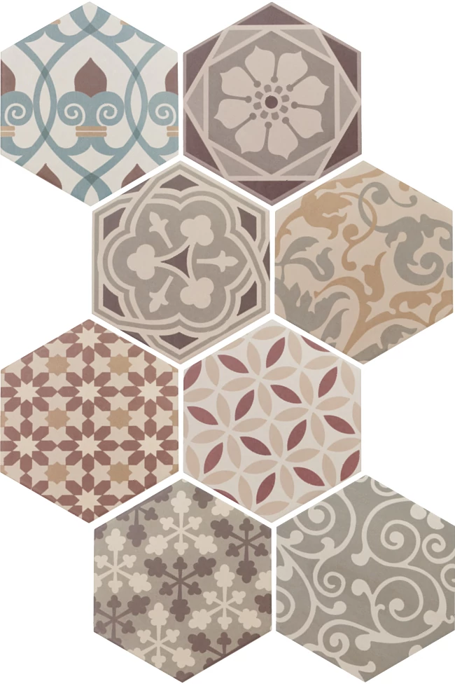 equipe hexatile harmony colours 20x17,5 cm