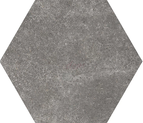 equipe hexatile cement black 20x17,5 cm