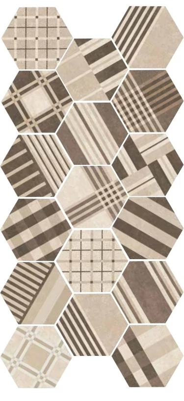 equipe hexatile cement geo sand 20x17,5 cm