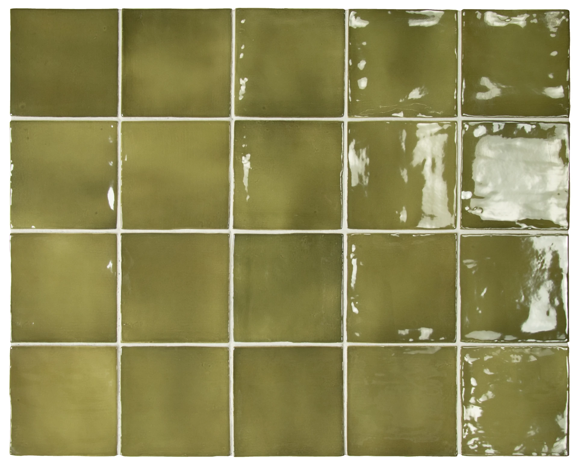 equipe manacor basil green csempe 10x10 cm