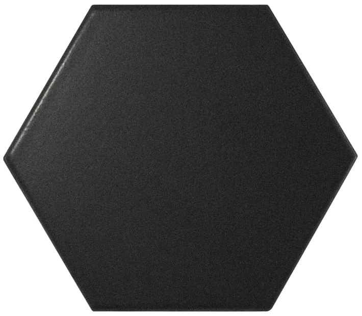 EQUIPE SCALE HEXAGON BLACK MATT 12,4X10,7