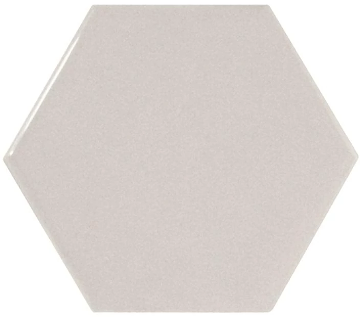 EQUIPE SCALE HEXAGON LIGHT GREY 12,4X10,7