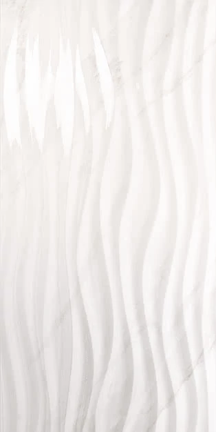 love marble curl white shine ret csempe 35x70 cm