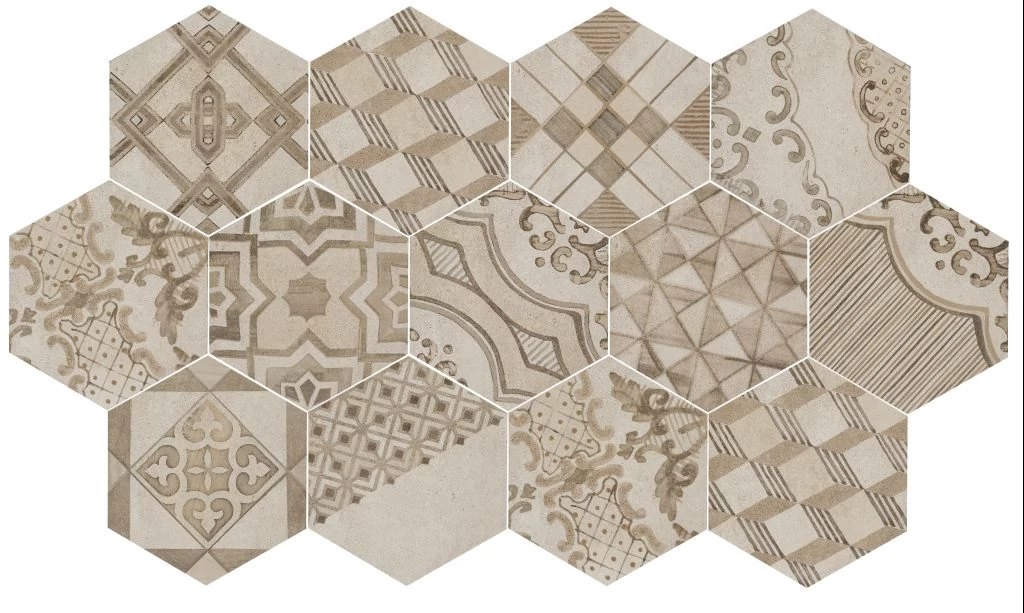 marazzi clays decoro cementine e/s/s MM7Y 21x18,2 cm