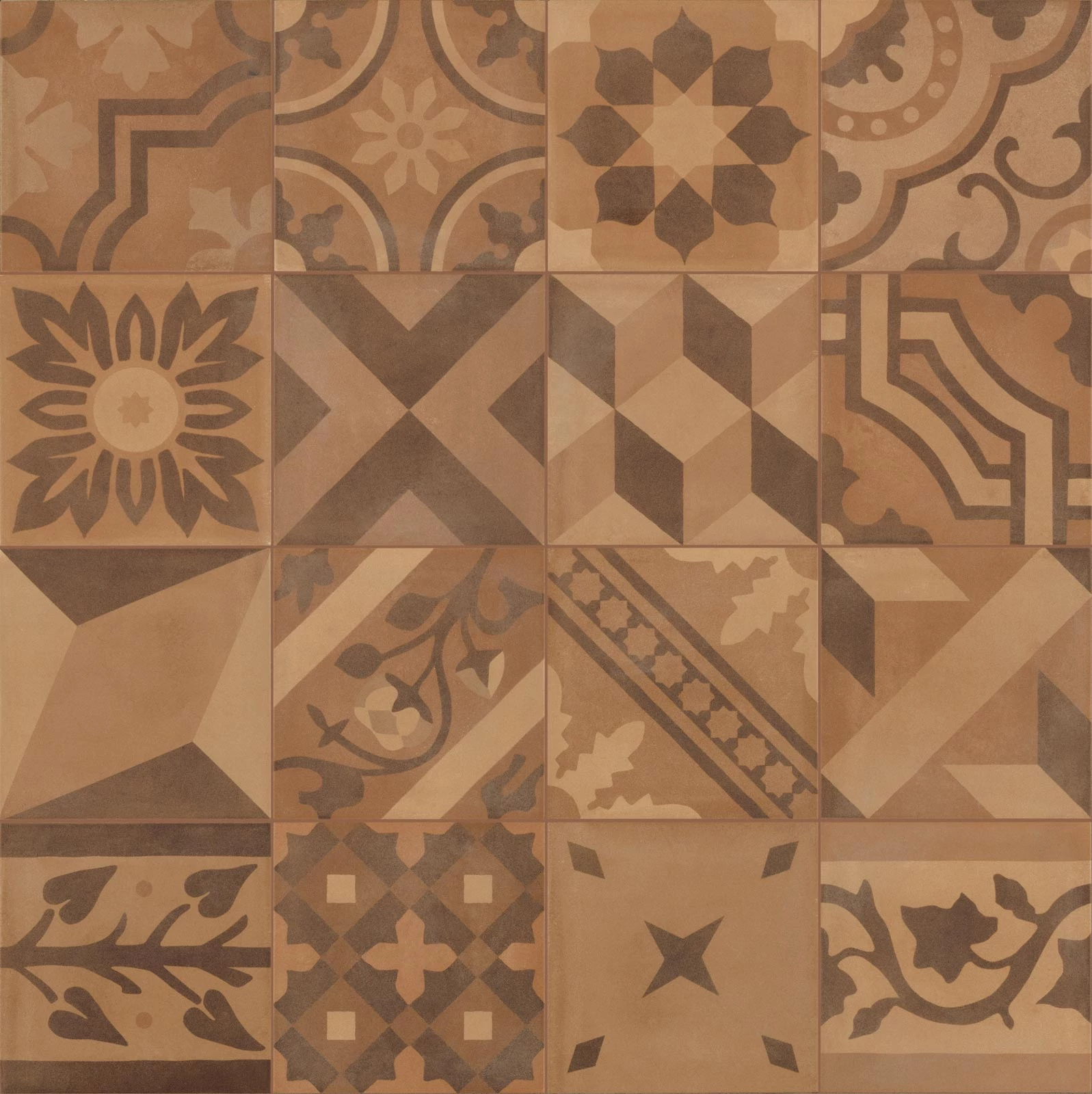 marazzi d_segni blend decoro mix terra M609 20x20 cm