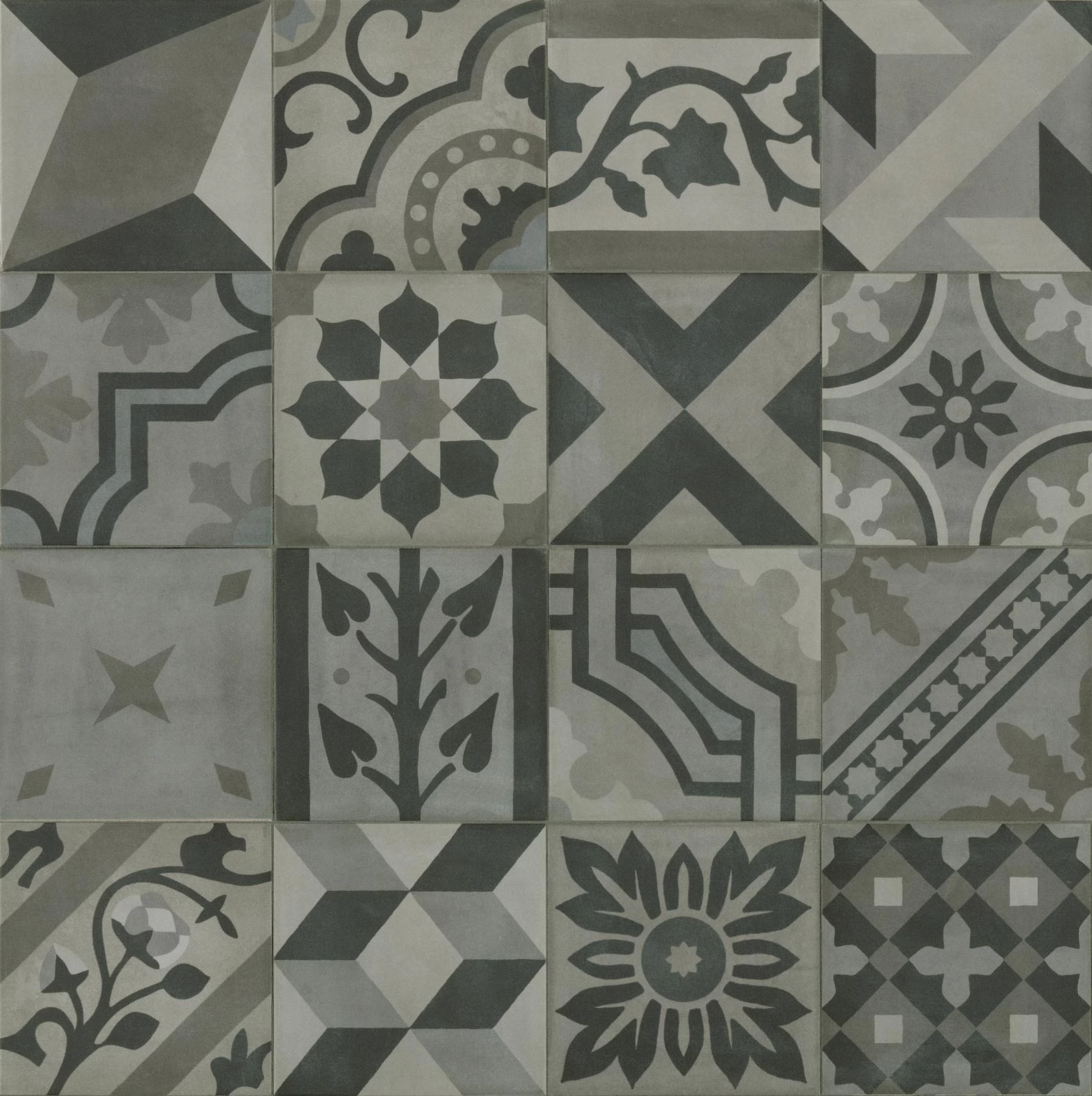 marazzi d_segni blend decoro mix carbone M60C 20x20 cm