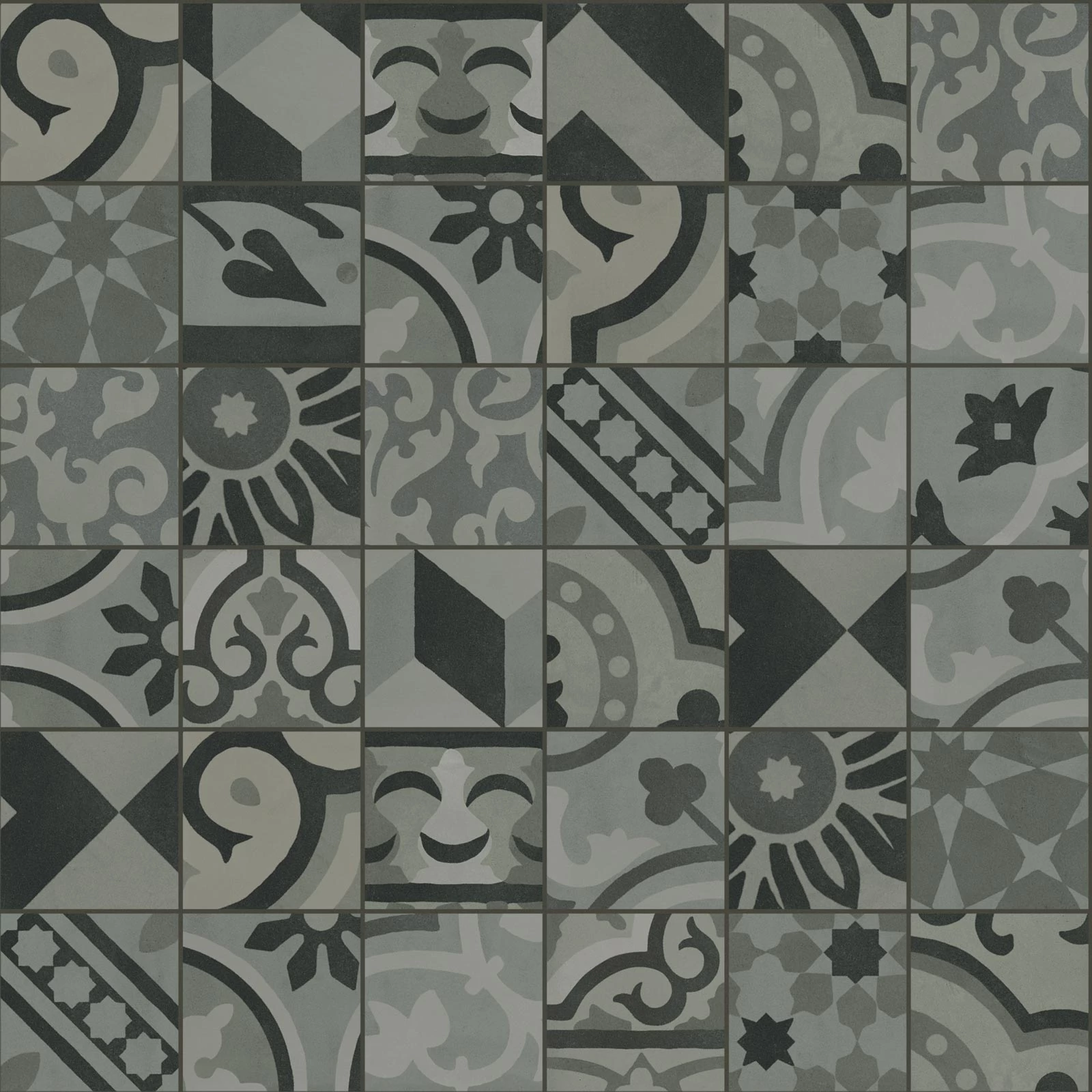 marazzi d_segni blend decoro mix carbone M61N 10x10 cm
