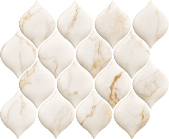 paradyz bliss gold mozaik arabeska csempe 26,5x20,2 cm