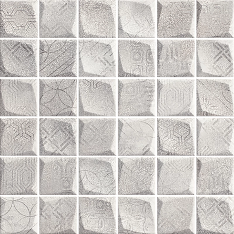 paradyz harmony grys mozaik mix 29,8x29,8 cm