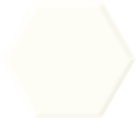 paradyz ideal heksagon white struktura csempe 19,8x17,1 cm