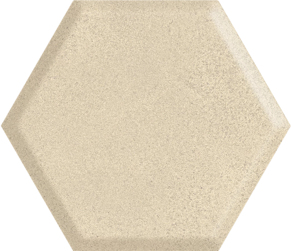 paradyz serene beige heksagon sturcture csempe 19,8x17,1 cm