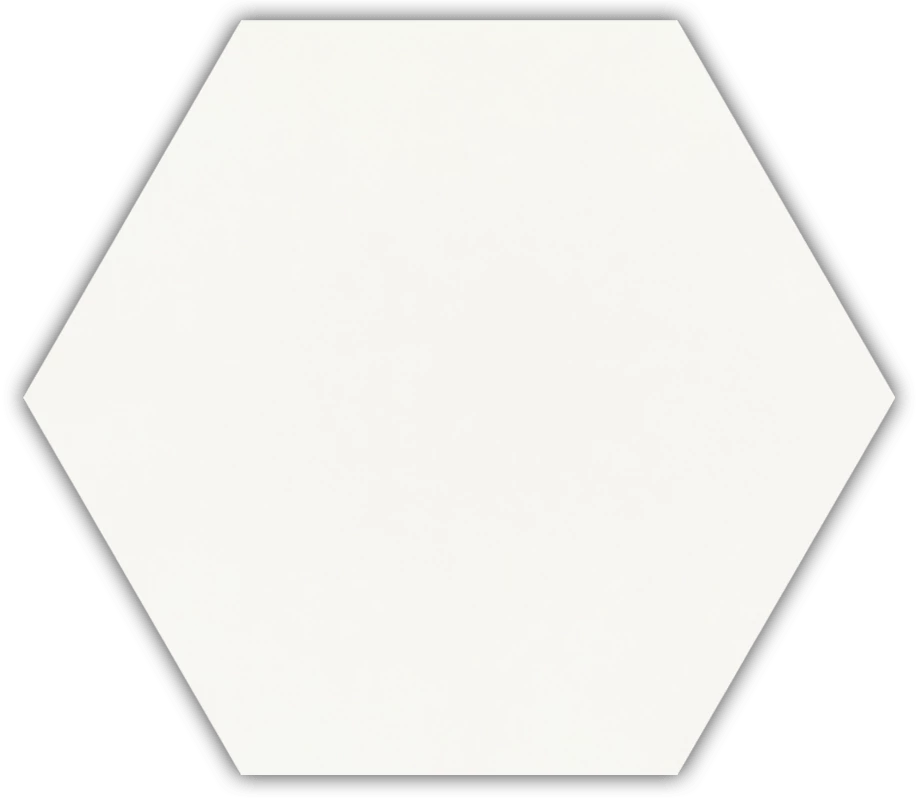 paradyz shiny lines bianco hexagon csempe 19,8x17,1 cm