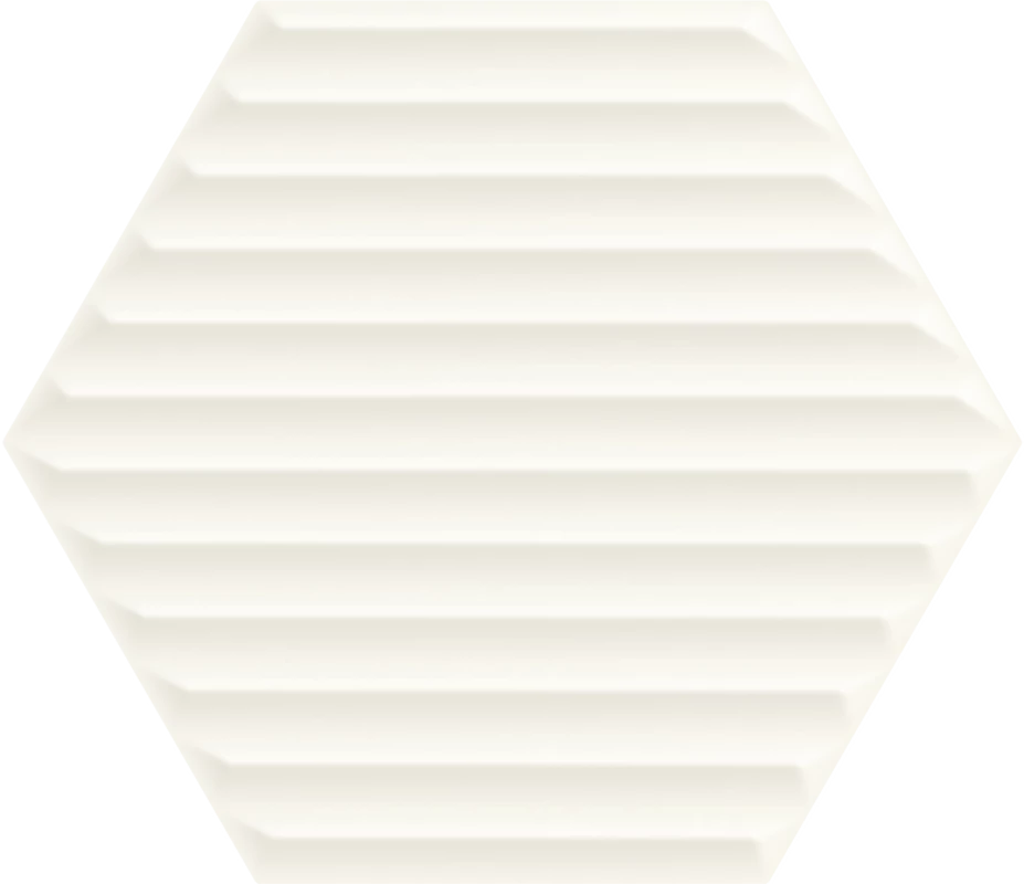 paradyz woodskin bianco hexagon structure B 19,8x17,1 cm