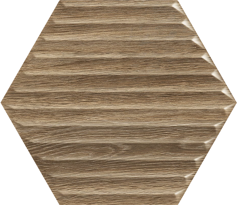 paradyz woodskin wood hexagon structure B 19,8x17,1 cm