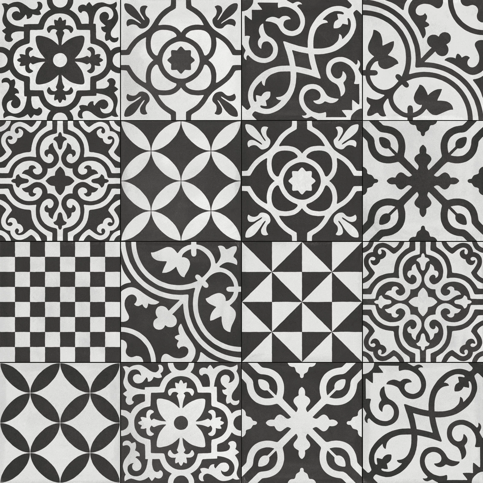 ragno contrasti decoro mix antracite R7GZ 20x20 cm