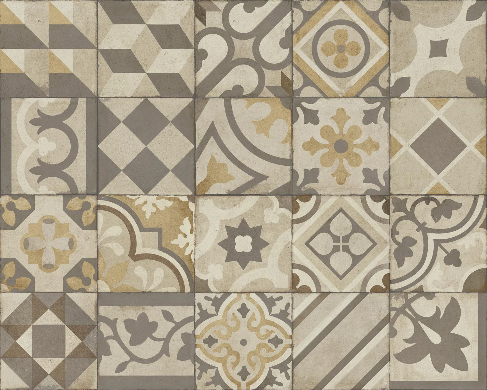 ragno ottocento decoro mix ambra RFFW 20x20 cm