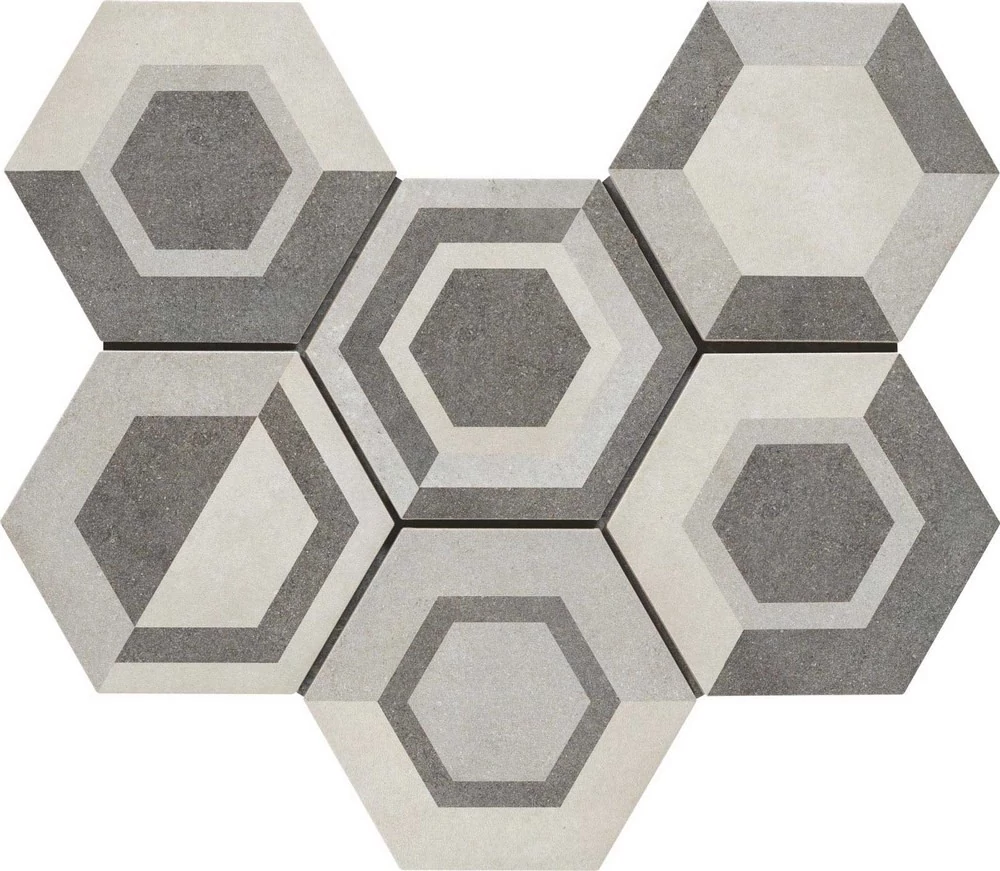 ragno rewind decoro geometrico vanilla R4DT 18,2x21 cm