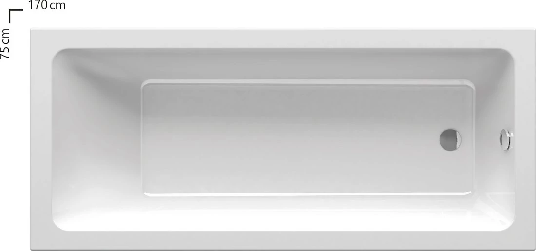 ravak 10 akrilkád 170x75