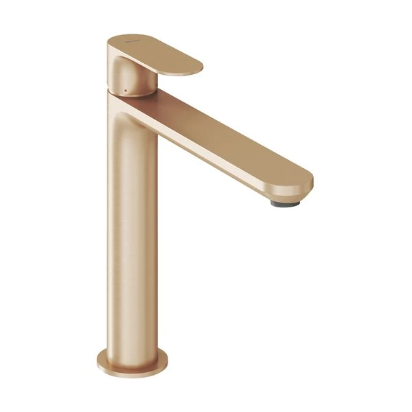 ravak eleganta magas mosdó csaptelep, 220 mm, leeresztő nélkül, rose gold brushed