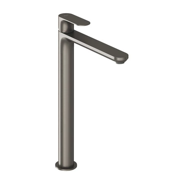 ravak eleganta magas mosdó csaptelep, 335 mm, leeresztő nélkül, graphite brushed