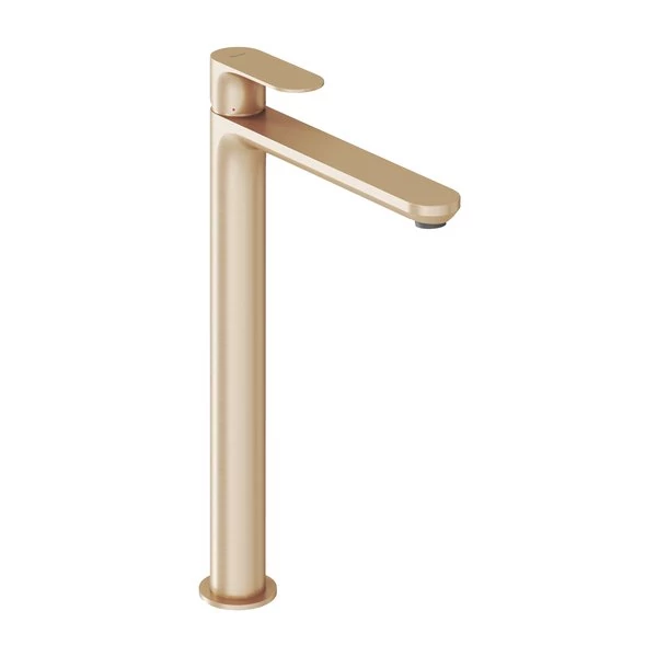 ravak eleganta magas mosdó csaptelep, 335 mm, leeresztő nélkül, rose gold brushed