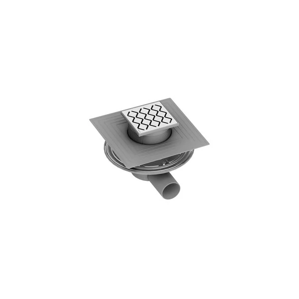 ravak sn501 padlóösszefolyó 105x105, rozsdamentes acél