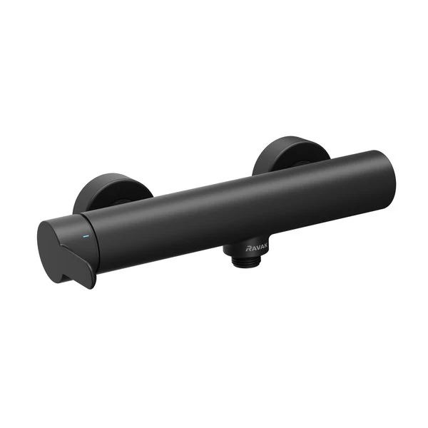 ravak puri black fekete fali zuhanycsaptelep, pu 032.20/150