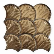 realonda scale shell gold csempe 30,7x30,7 cm