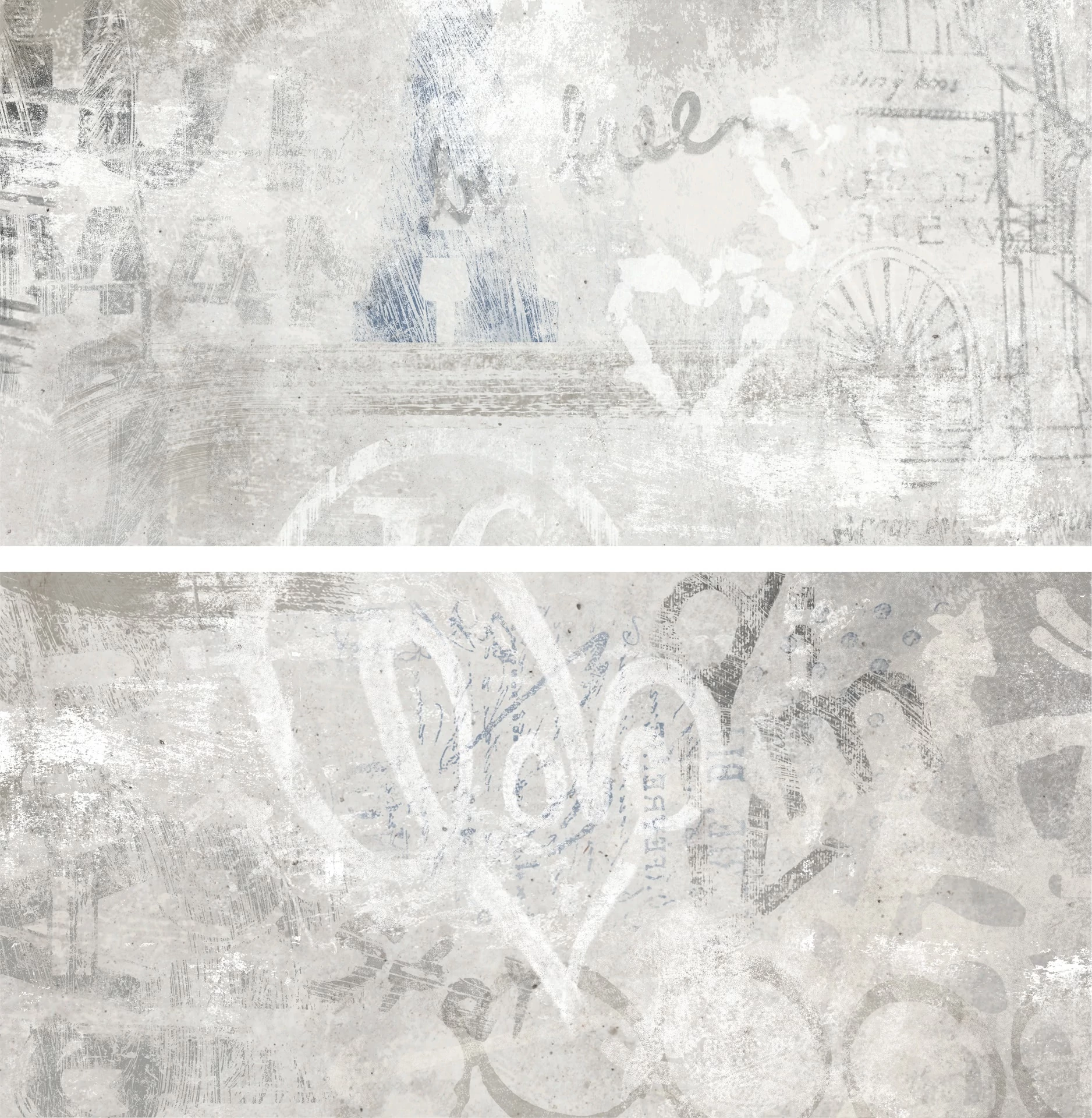 rondine volcano graffiti mix white 30x60 cm