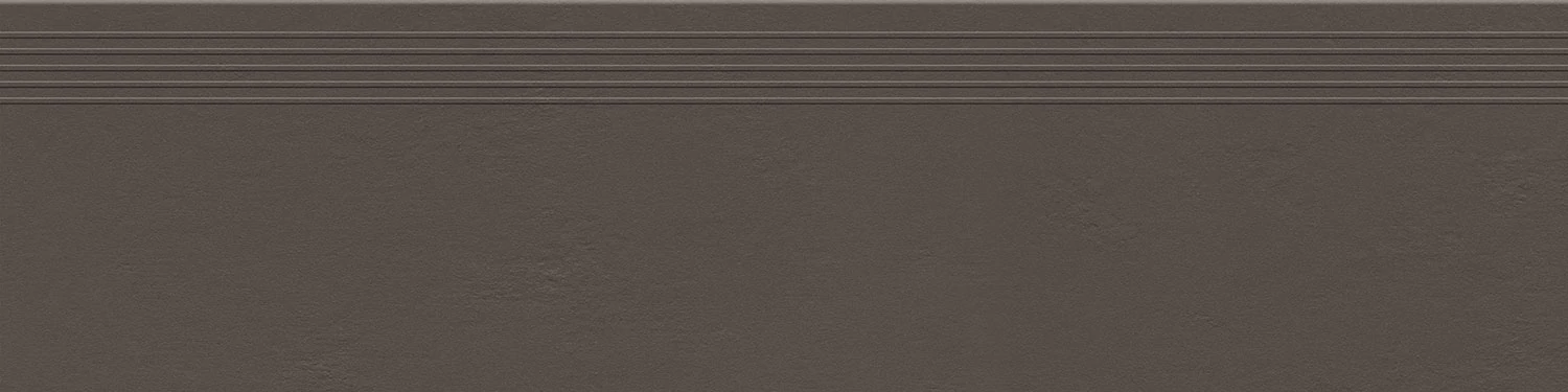 tubadzin industrio dark brown lépcsőlap 119,8x29,6 cm