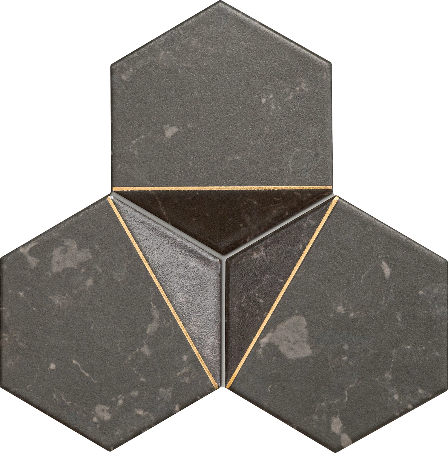 tubadzin scoria black 1 dekor 19,2x16,5 cm