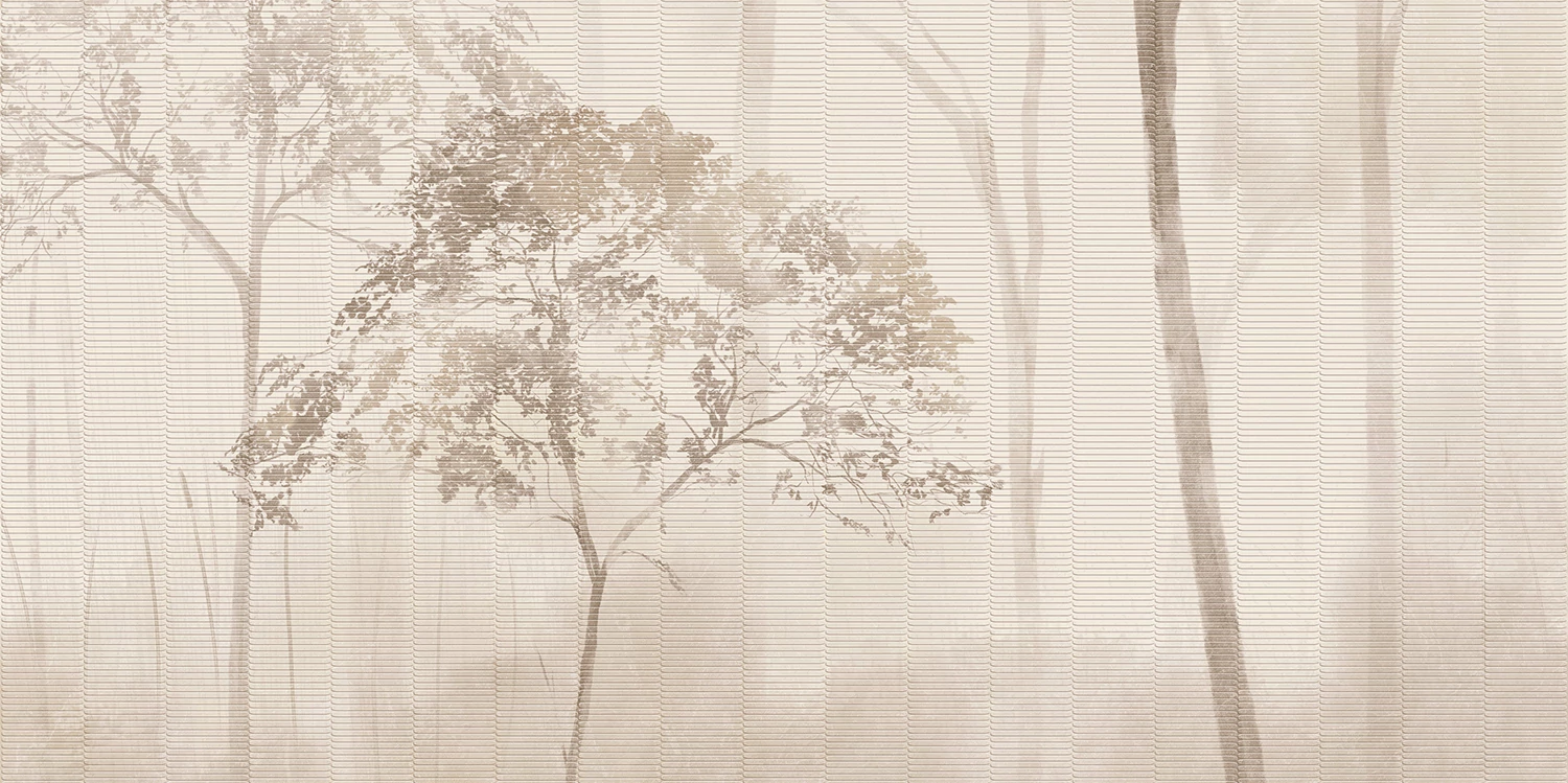 tubadzin travertigo tropical forest left b decor 59,8x119,8 cm