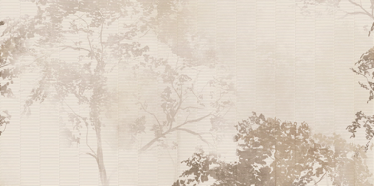 tubadzin travertigo tropical forest left d decor 59,8x119,8 cm