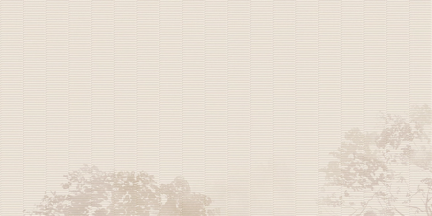 tubadzin travertigo tropical forest left e decor 59,8x119,8 cm