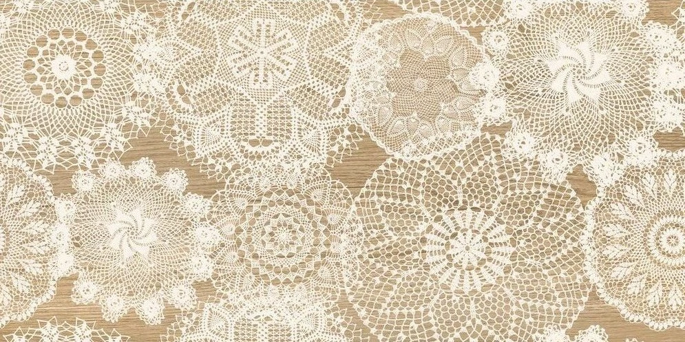 valore mandala wood dekopr mat 30x60 cm