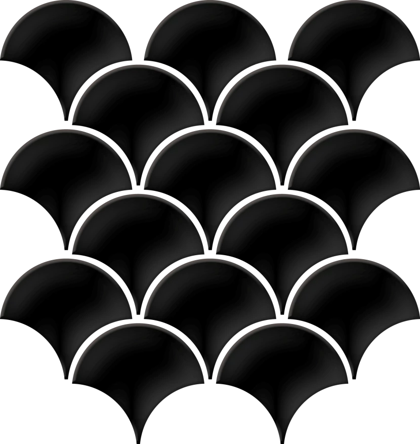 valore venis black scale mosaic 30x31,5 cm