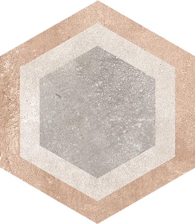 vives rift hexagono bushmills multicolor 23x26,6 cm