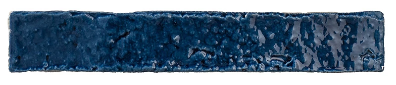 amadis brutalist brick crackle indigo fényes csempe 3,8x23,5 cm